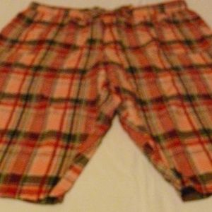 White Stag Red Plaid Capris